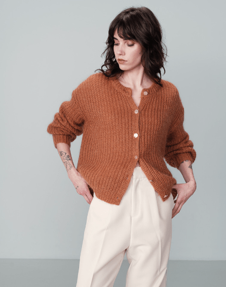 Nais Cardigan, Caramel | Grace & Mila GRACE + MILA - Ambiente Gifts, Decor & Design