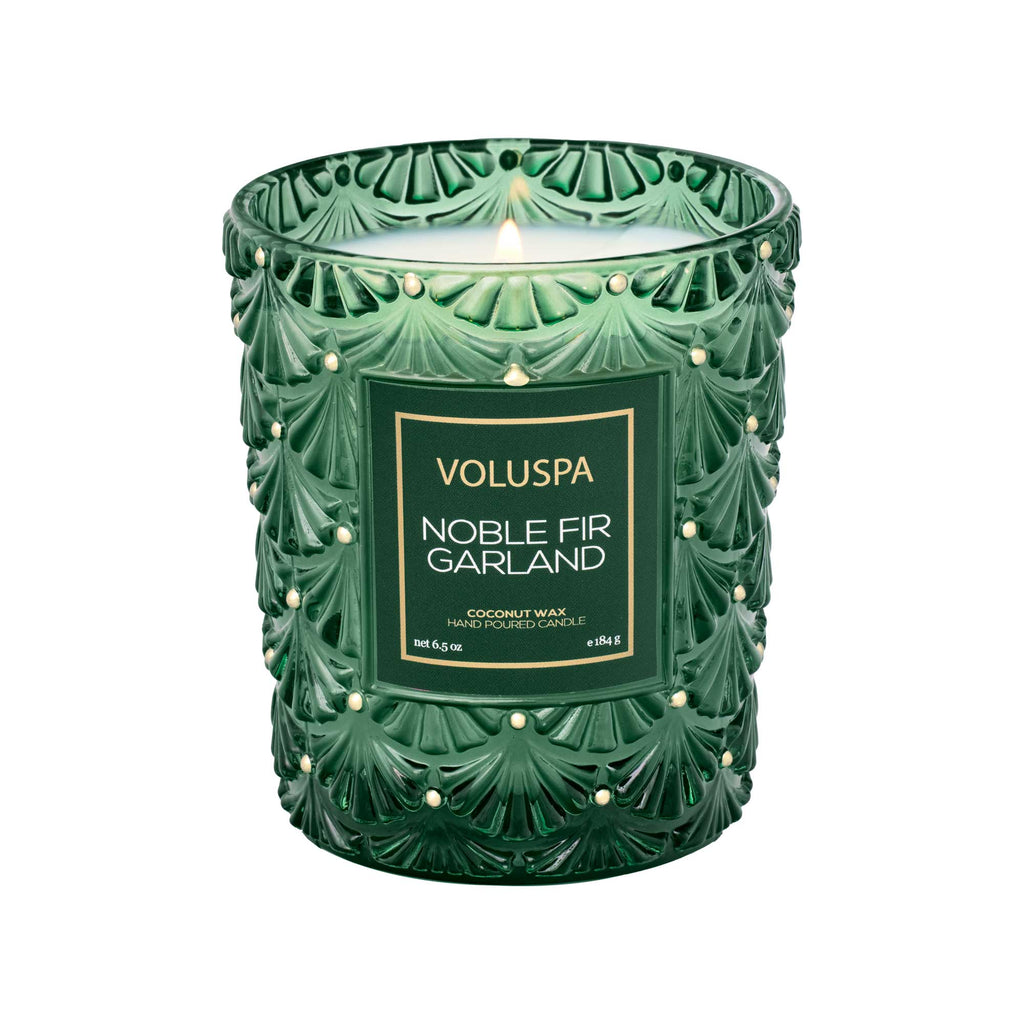 Noble Fir Garland, Classic Candle | Voluspa VOLUSPA - Ambiente Gifts, Decor & Design