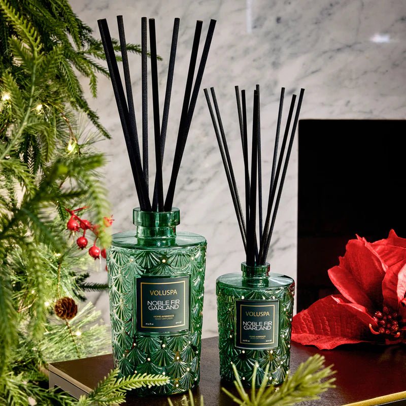 Noble Fir Garland, Reed Diffuser 200ml | Voluspa VOLUSPA - Ambiente Gifts, Decor & Design