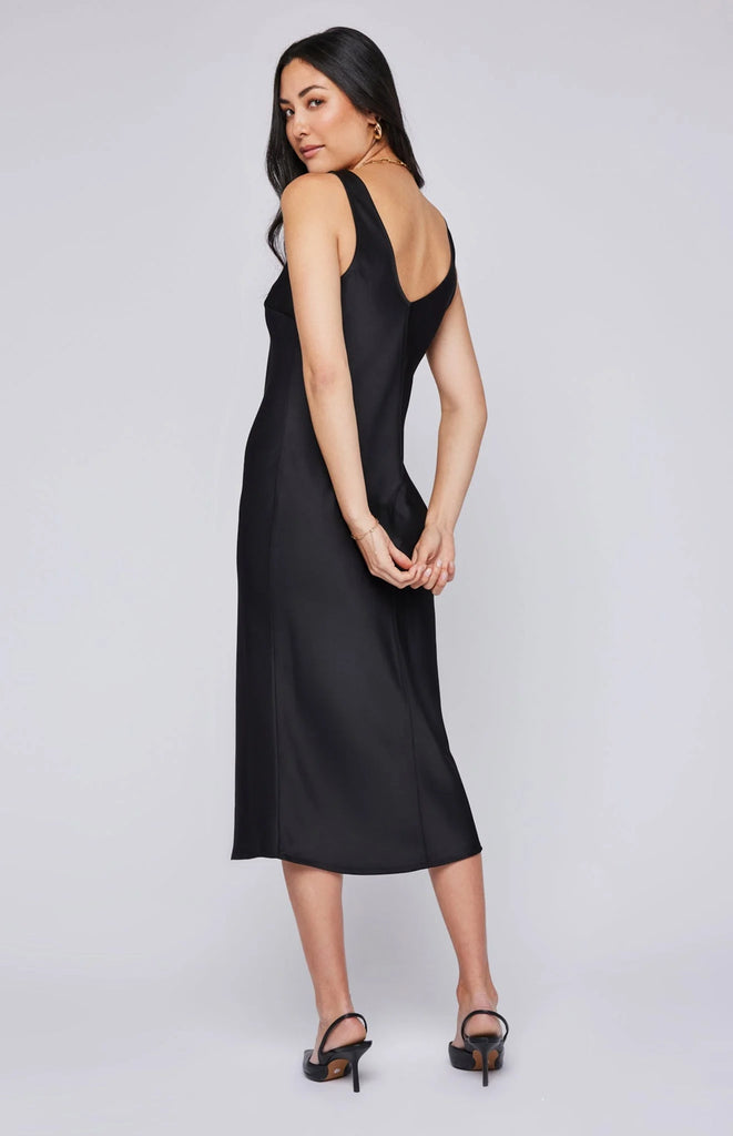 Odette Satin Midi Dress, Black | Gentle Fawn Gentle Fawn - Ambiente Gifts, Decor & Design