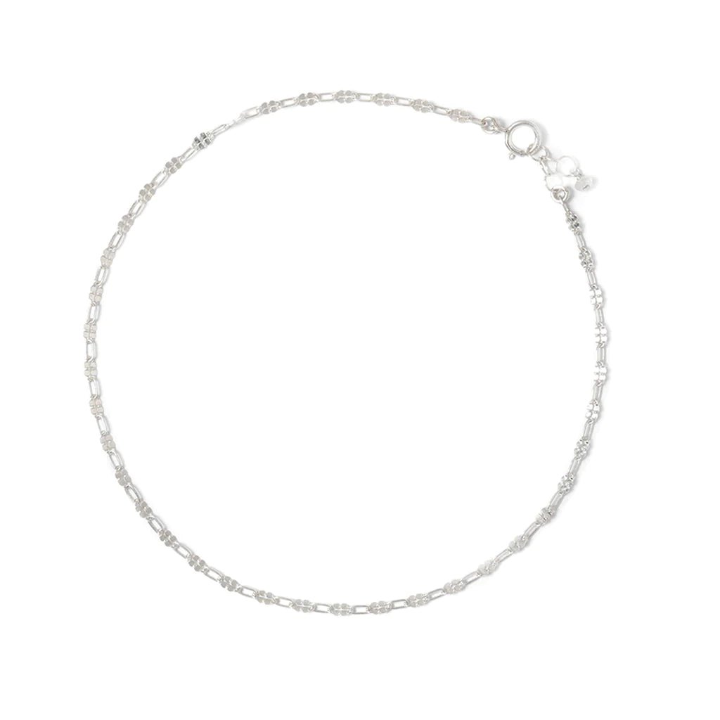 Oro Anklet, Silver | Leah Alexandra LEAH ALEXANDRA - Ambiente Gifts, Decor & Design