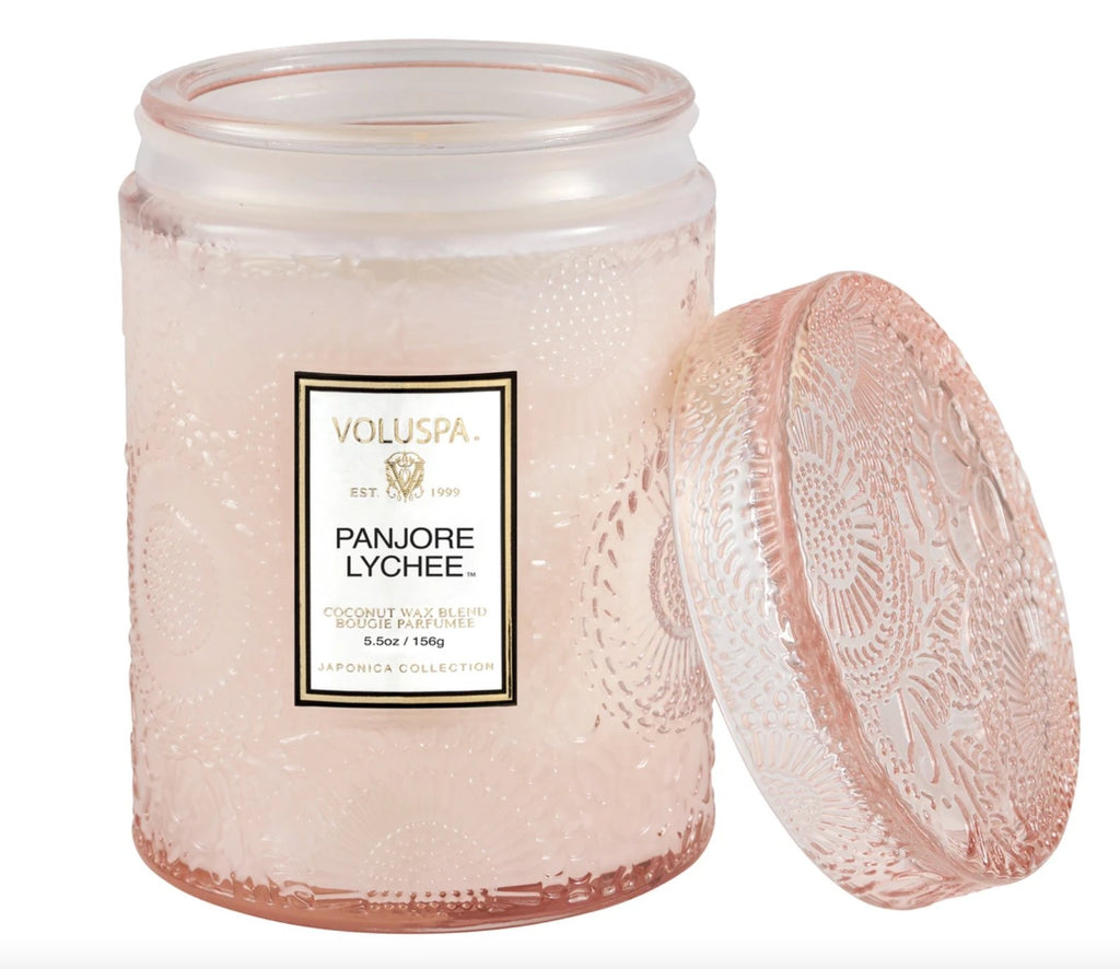 Panjore Lychee Small Jar Candle | Voluspa VOLUSPA - Ambiente Gifts, Decor & Design