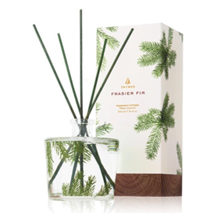 Pine Needle Reed Diffuser | Thymes Frasier Fir THYMES - Ambiente Gifts, Decor & Design