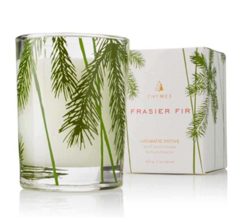 Pine Needle Votive | Thymes Frasier Fir THYMES - Ambiente Gifts, Decor & Design