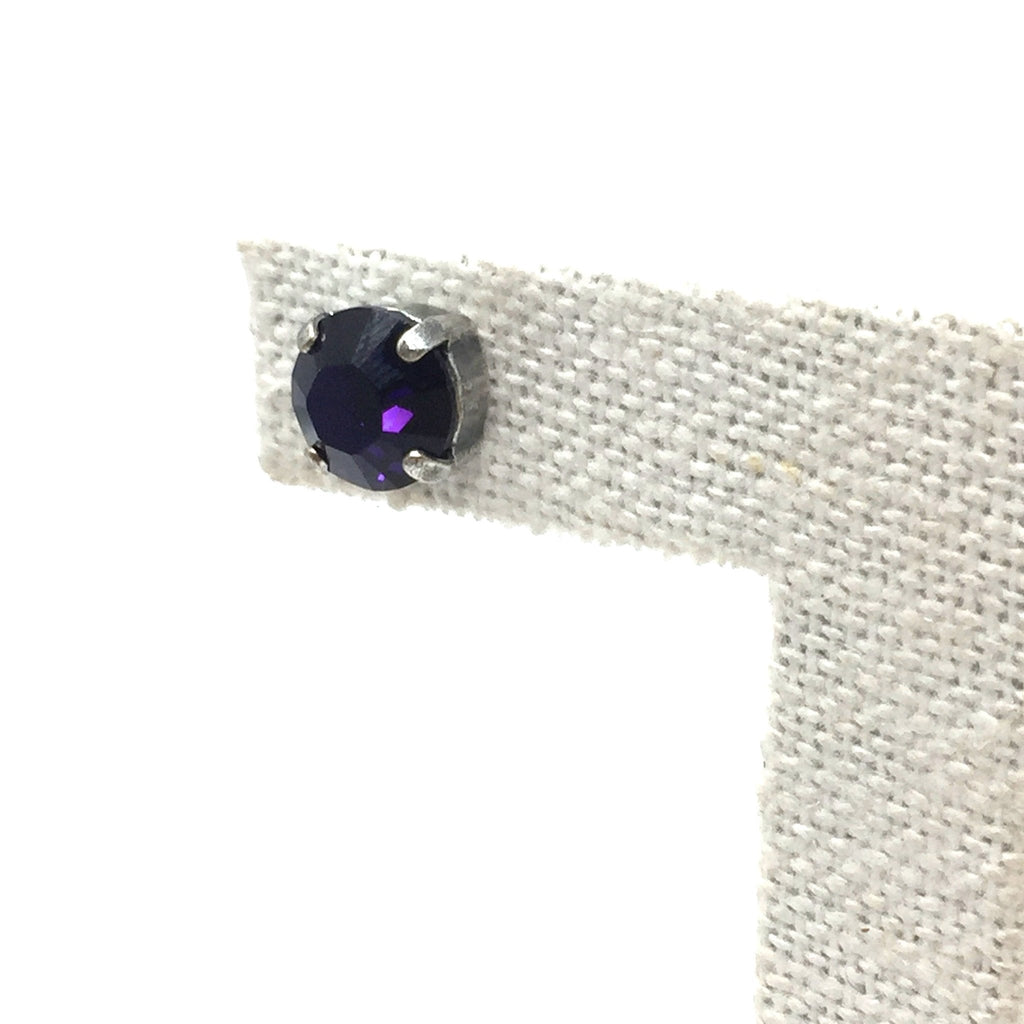 PURPLE VELVET, LARGE STUDS - PEES PEES - Ambiente Gifts, Decor & Design