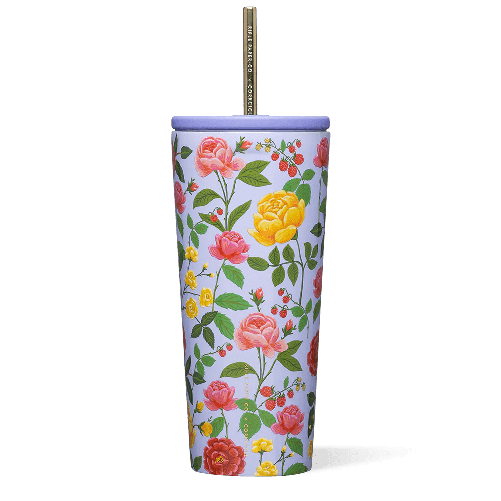 Roses Purple, 24oz Cold Cup | Corkcicle CORKCICLE - Ambiente Gifts, Decor & Design
