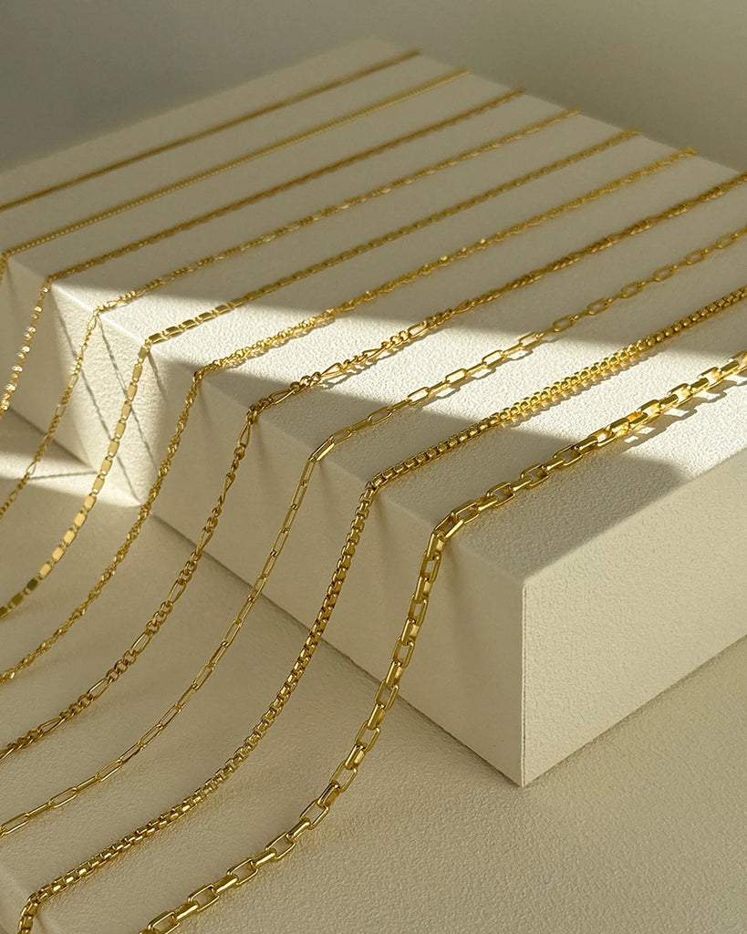 Round Box Chain Necklace | Leah Alexandra Leah Alexandra - Ambiente Gifts, Decor & Design