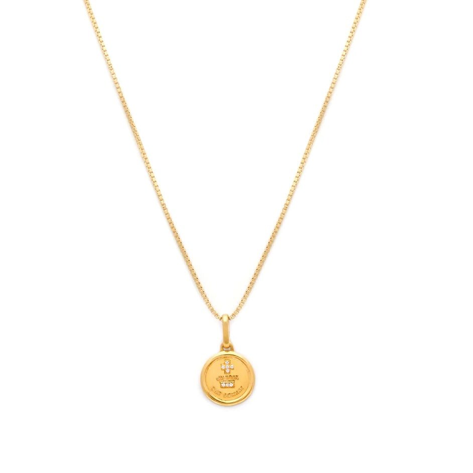 Round Love Token Necklace | Leah Alexandra LEAH ALEXANDRA - Ambiente Gifts, Decor & Design