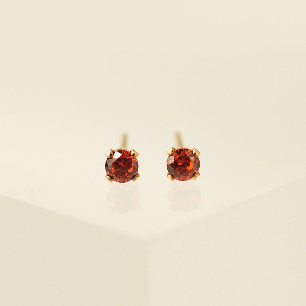 Ruby/July, Gold Filled Studs | Lover's Tempo Lover's Tempo - Ambiente Gifts, Decor & Design