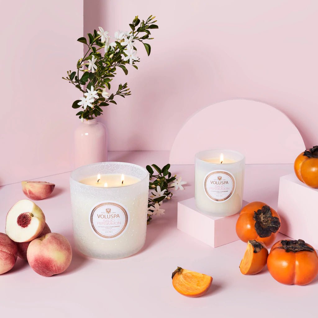 Saijo Persimmon, Luxe Candle | Voluspa VOLUSPA - Ambiente Gifts, Decor & Design