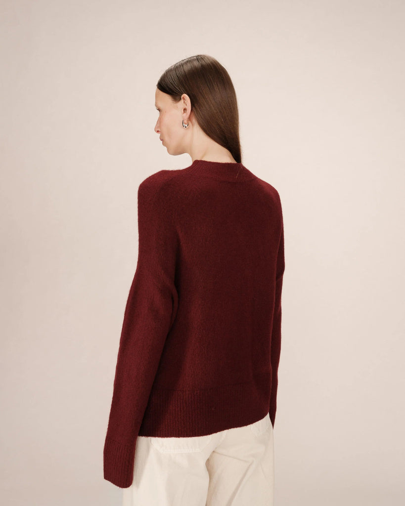 Salty Sweater, Burgundy | Grace + Mila GRACE + MILA - Ambiente Gifts, Decor & Design