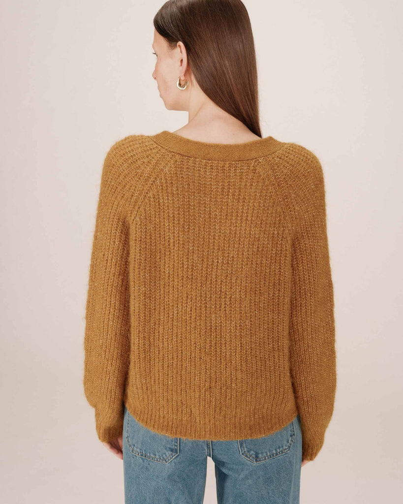 Saluda Cardigan, Ocre | Grace + Mila GRACE + MILA - Ambiente Gifts, Decor & Design