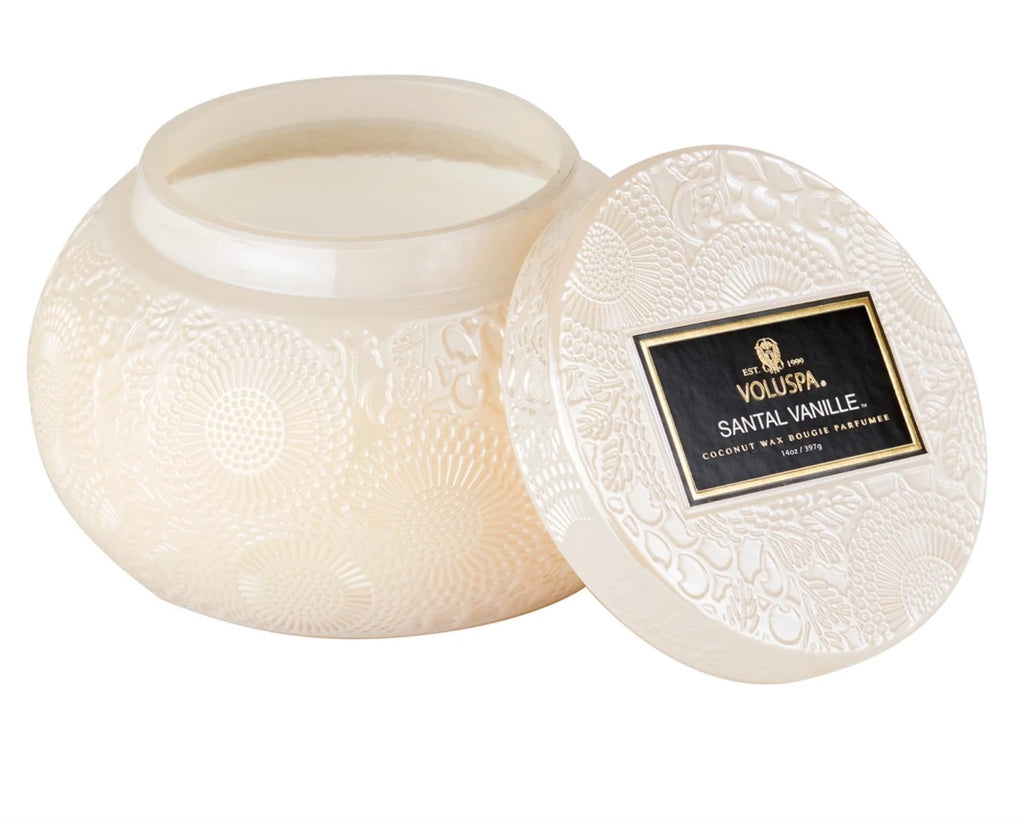 Santal Vanille Chawan Bowl Candle | Voluspa VOLUSPA - Ambiente Gifts, Decor & Design