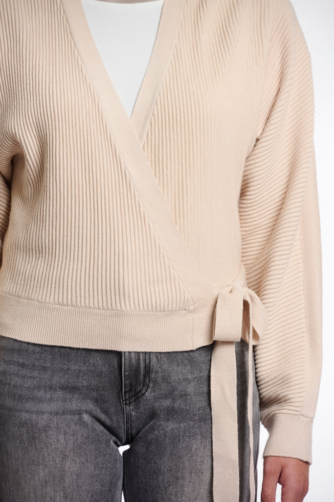 Seppe Wrap Cardigan, Birch | Rino & Pelle Rino & Pelle - Ambiente Gifts, Decor & Design