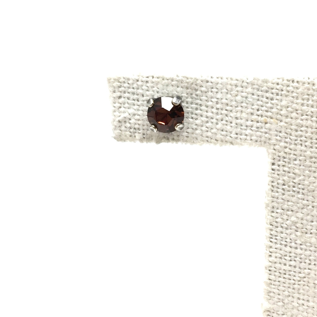 SMOKY TOPAZ, SMALL STUDS - PEES PEES - Ambiente Gifts, Decor & Design