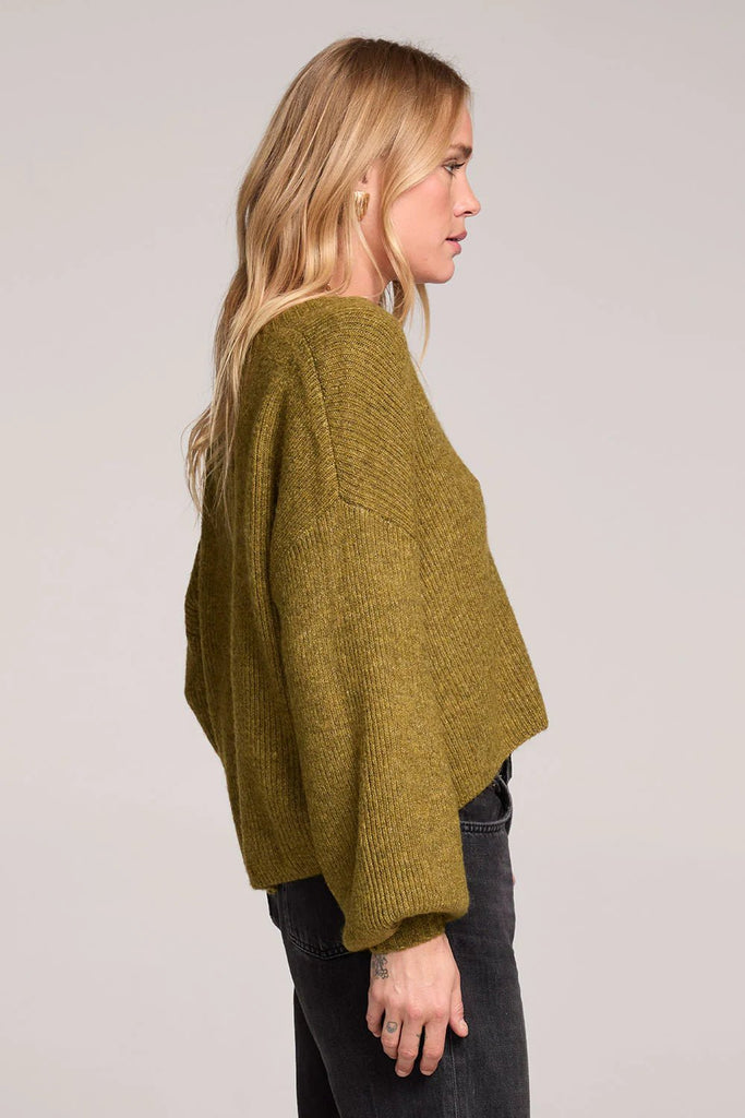 Sofiya Sweater, Olive | Saltwater Luxe Saltwater Luxe - Ambiente Gifts, Decor & Design