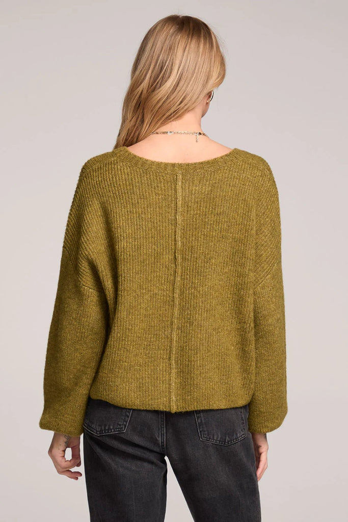 Sofiya Sweater, Olive | Saltwater Luxe Saltwater Luxe - Ambiente Gifts, Decor & Design