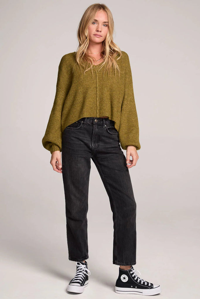 Sofiya Sweater, Olive | Saltwater Luxe Saltwater Luxe - Ambiente Gifts, Decor & Design