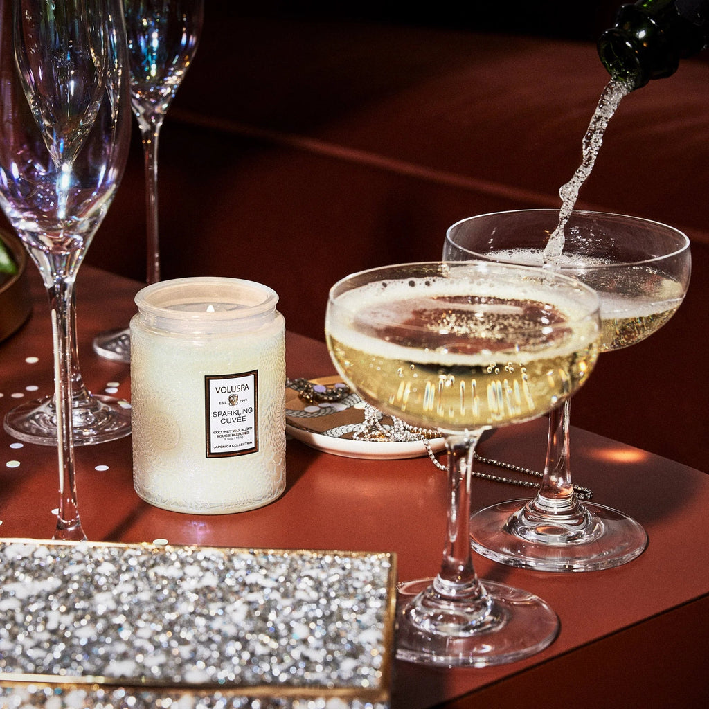 Sparkling Cuvee, Small Jar Candle | Voluspa VOLUSPA - Ambiente Gifts, Decor & Design