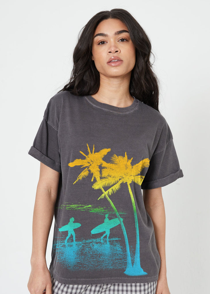 Sunset Surf - Boyfriend Tee, Vintage Black Girl Dangerous - Ambiente Gifts, Decor & Design