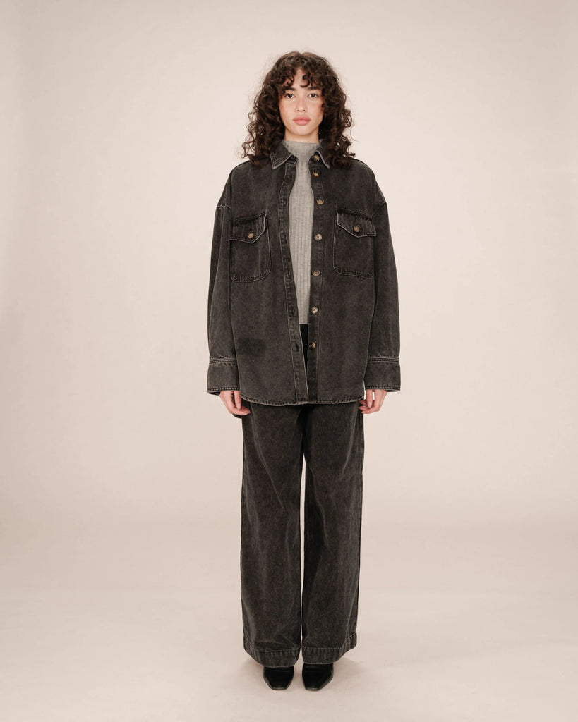 Sydney Shirt, Black Washed | Grace + Mila GRACE + MILA - Ambiente Gifts, Decor & Design