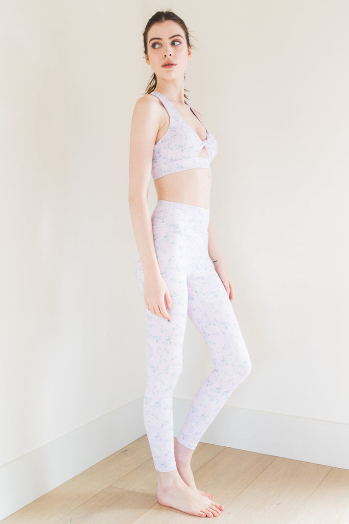 Ultimate Ribbed Legging - Rose Print | Priv Clothing PRIVILEGE CLOTHING - Ambiente Gifts, Decor & Design