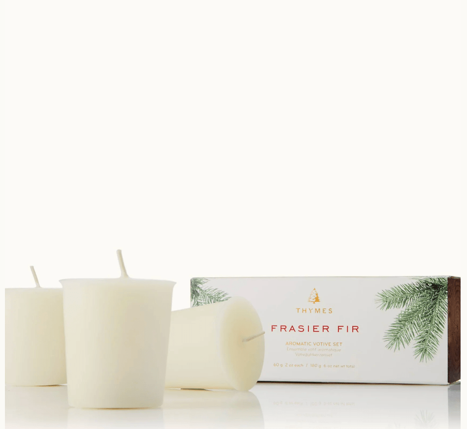 Votive Candle Set of 3 | Thymes Frasier Fir THYMES - Ambiente Gifts, Decor & Design