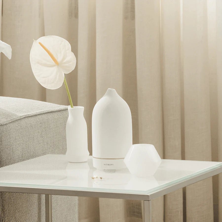 White Stone Diffuser | Vitruvi Vitruvi - Ambiente Gifts, Decor & Design