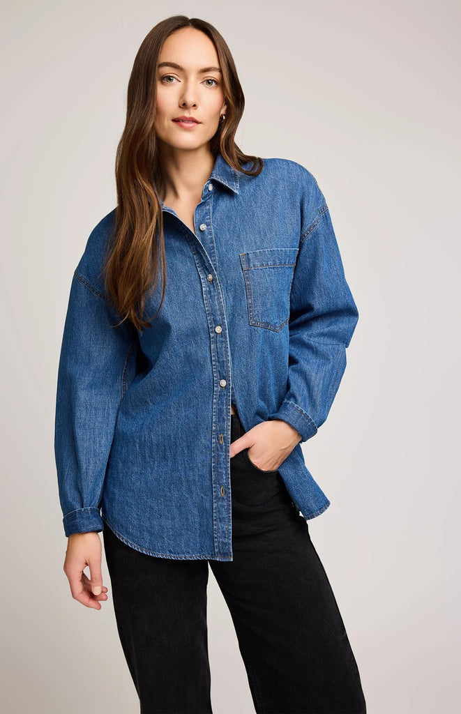 Whitney Top, Medium Wash Denim | Gentle Fawn Gentle Fawn - Ambiente Gifts, Decor & Design